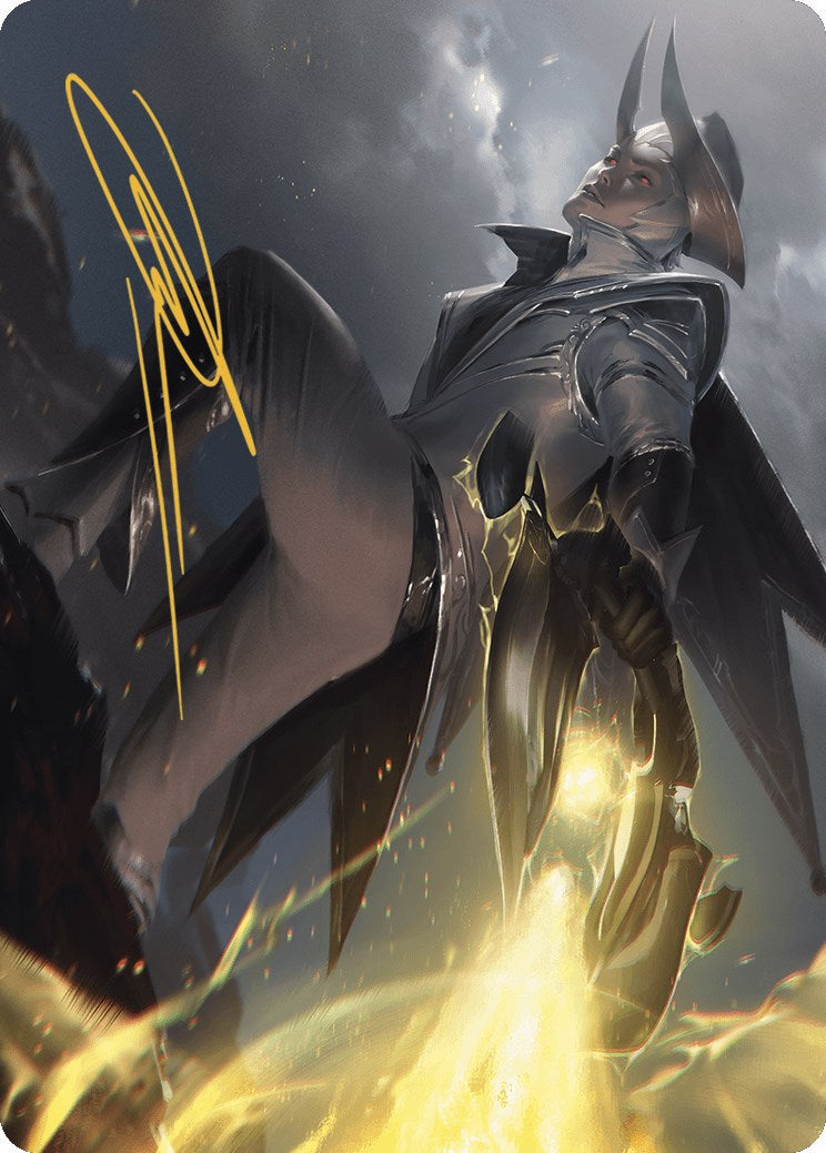 Ruthless Lawbringer Art Card (Gold-Stamped Signature) [Outlaws of Thunder Junction Art Series] | Jomio and Rueliete's Cards and Comics