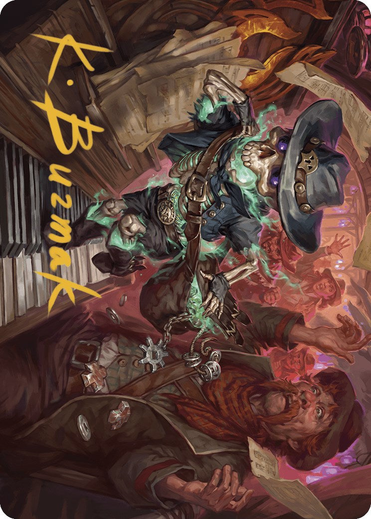 Tinybones, the Pickpocket Art Card (Gold-Stamped Signature) [Outlaws of Thunder Junction Art Series] | Jomio and Rueliete's Cards and Comics