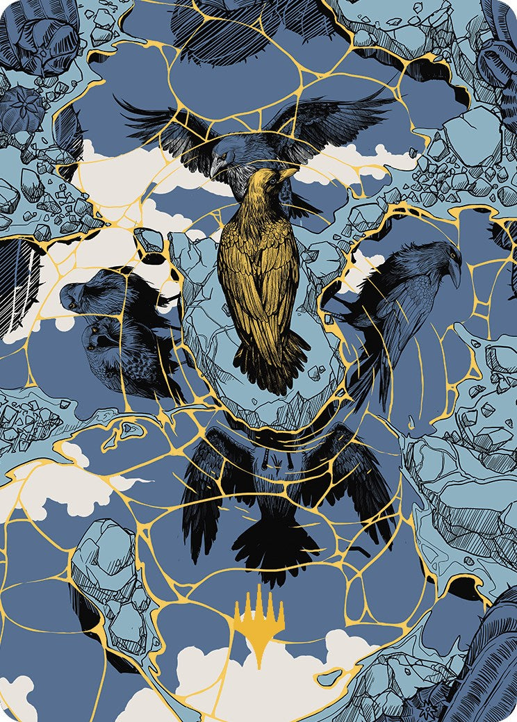 Fractured Identity Art Card (Gold-Stamped Signature) [Outlaws of Thunder Junction Art Series] | Jomio and Rueliete's Cards and Comics