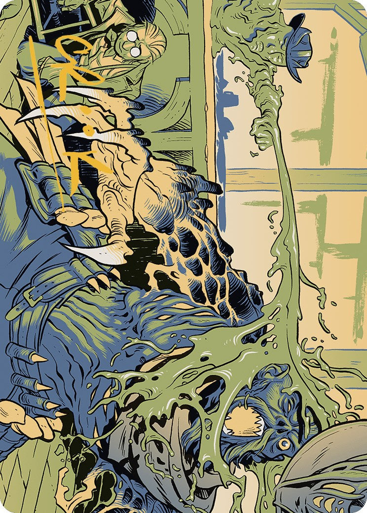 Voidslime Art Card (Gold-Stamped Signature) [Outlaws of Thunder Junction Art Series] | Jomio and Rueliete's Cards and Comics