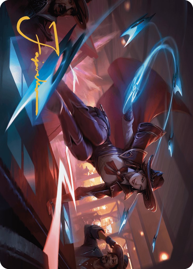Slick Sequence Art Card (Gold-Stamped Signature) [Outlaws of Thunder Junction Art Series] | Jomio and Rueliete's Cards and Comics