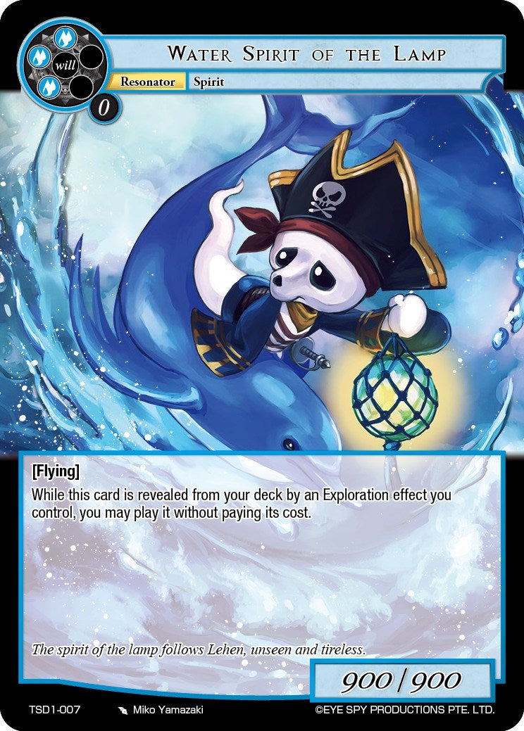 Water Spirit of the Lamp (TSD1-007) [Starter Deck: Trinity Cluster] | Jomio and Rueliete's Cards and Comics