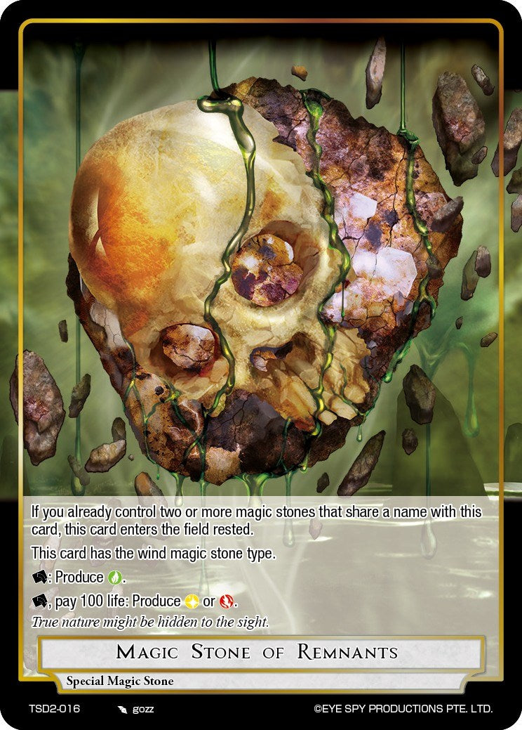 Magic Stone of Remnants (TSD2-016) [Starter Deck: Trinity Cluster] | Jomio and Rueliete's Cards and Comics