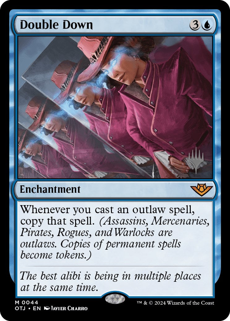 Double Down (Promo Pack) [Outlaws of Thunder Junction Promos] | Jomio and Rueliete's Cards and Comics