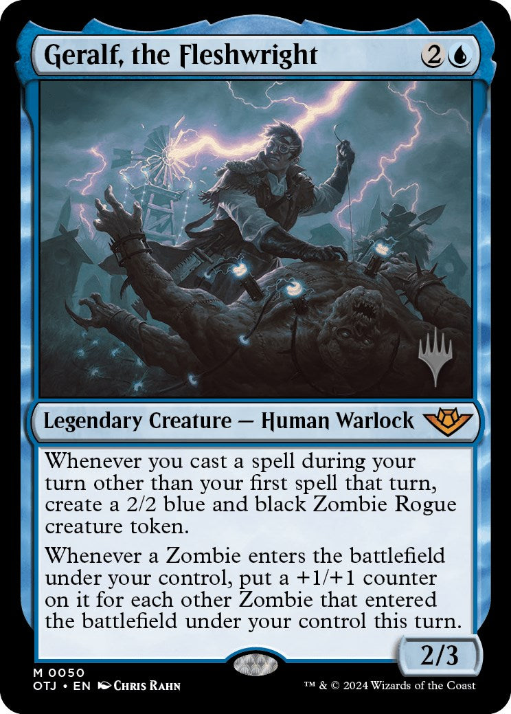Geralf, the Fleshwright (Promo Pack) [Outlaws of Thunder Junction Promos] | Jomio and Rueliete's Cards and Comics