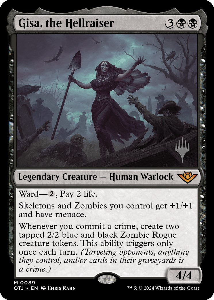 Gisa, the Hellraiser (Promo Pack) [Outlaws of Thunder Junction Promos] | Jomio and Rueliete's Cards and Comics