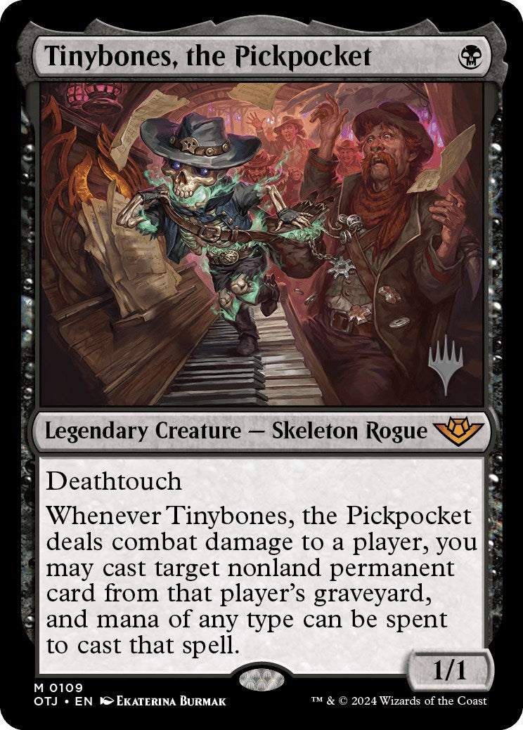Tinybones, the Pickpocket (Promo Pack) [Outlaws of Thunder Junction Promos] | Jomio and Rueliete's Cards and Comics