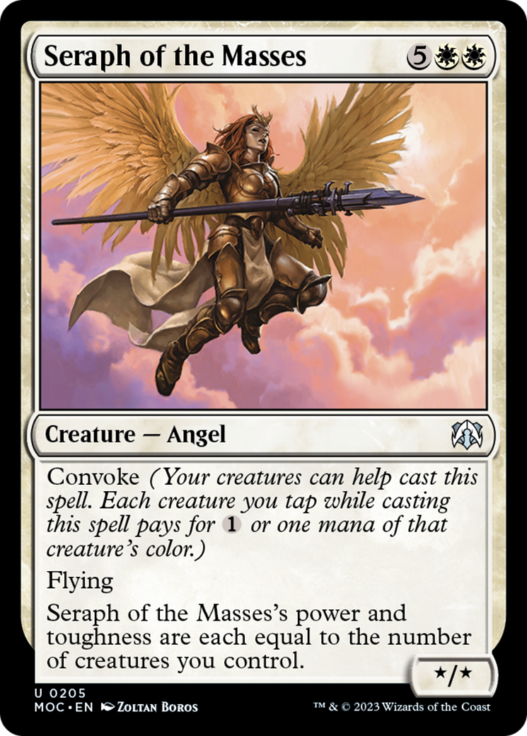 Seraph of the Masses [March of the Machine Commander] | Jomio and Rueliete's Cards and Comics