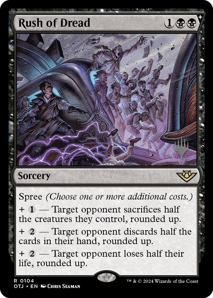 Rush of Dread (Promo Pack) [Outlaws of Thunder Junction Promos] | Jomio and Rueliete's Cards and Comics