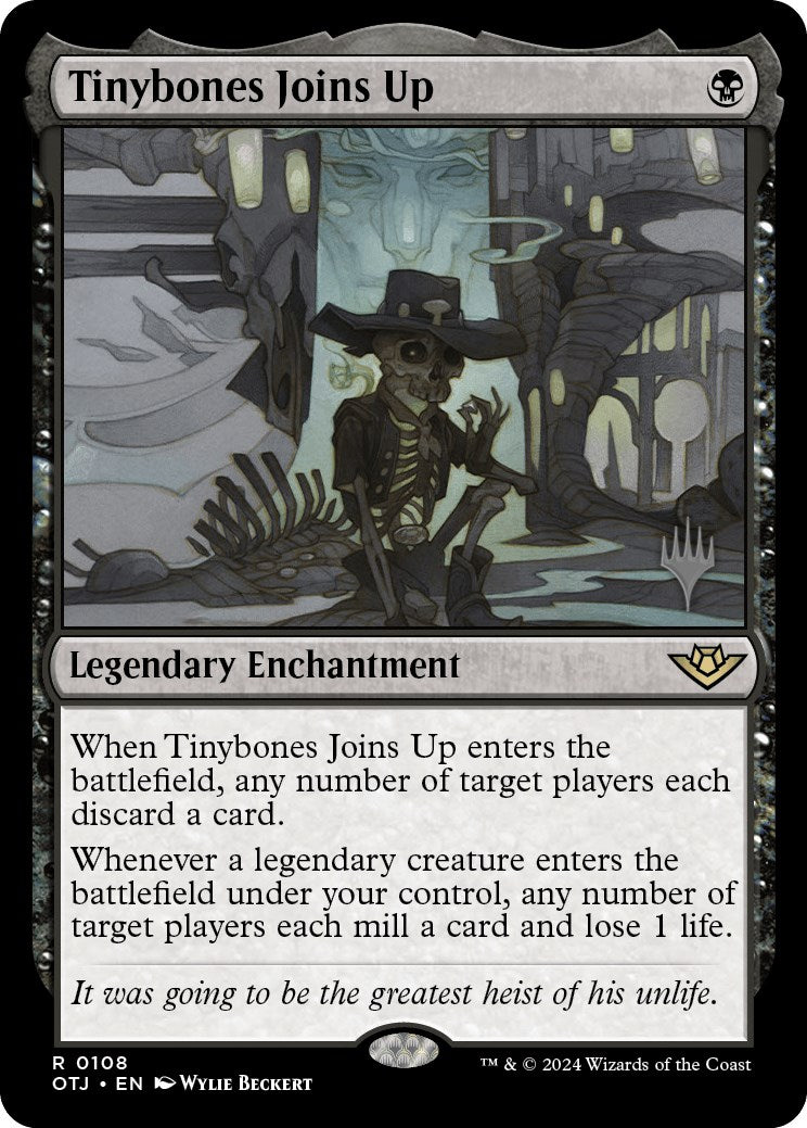 Tinybones Joins Up (Promo Pack) [Outlaws of Thunder Junction Promos] | Jomio and Rueliete's Cards and Comics