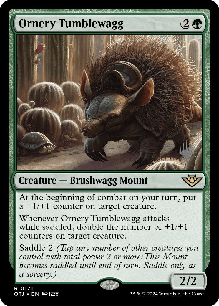 Ornery Tumblewagg (Promo Pack) [Outlaws of Thunder Junction Promos] | Jomio and Rueliete's Cards and Comics