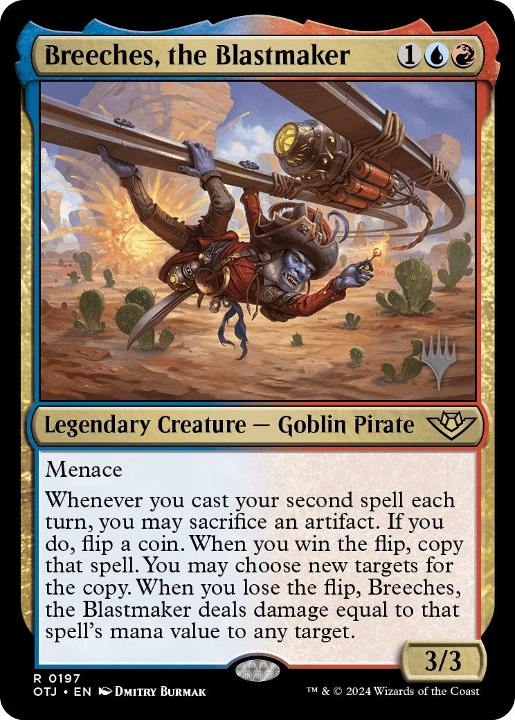 Breeches, the Blastmaker (Promo Pack) [Outlaws of Thunder Junction Promos] | Jomio and Rueliete's Cards and Comics