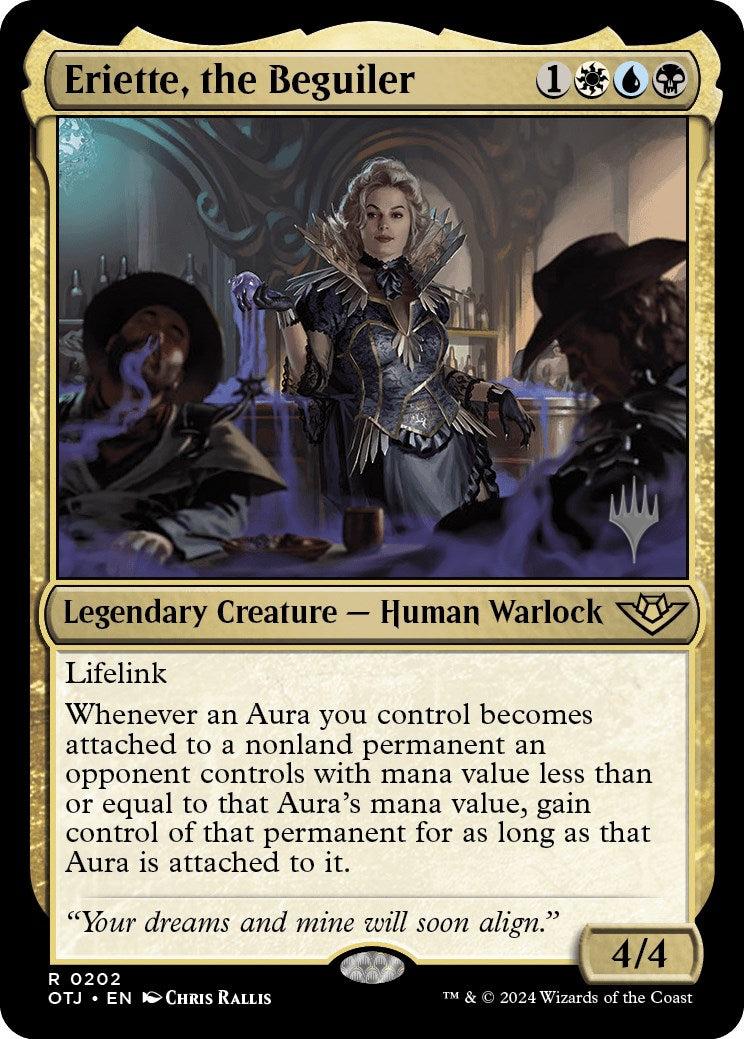 Eriette, the Beguiler (Promo Pack) [Outlaws of Thunder Junction Promos] | Jomio and Rueliete's Cards and Comics