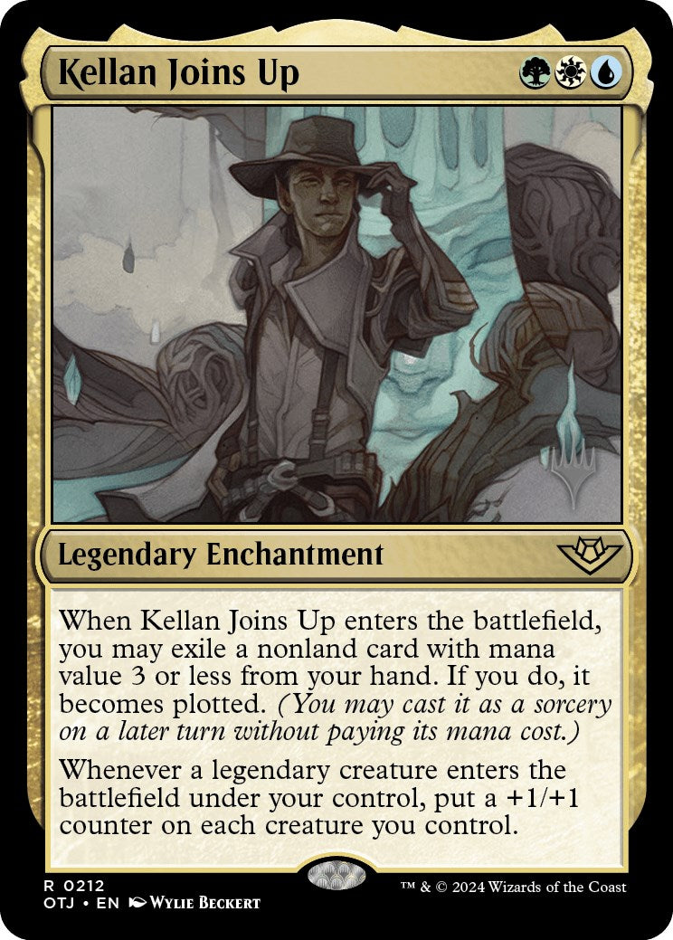 Kellan Joins Up (Promo Pack) [Outlaws of Thunder Junction Promos] | Jomio and Rueliete's Cards and Comics