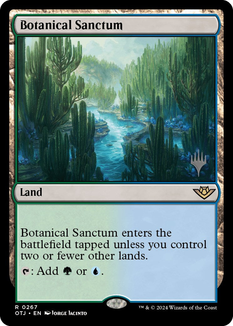 Botanical Sanctum (Promo Pack) [Outlaws of Thunder Junction Promos] | Jomio and Rueliete's Cards and Comics