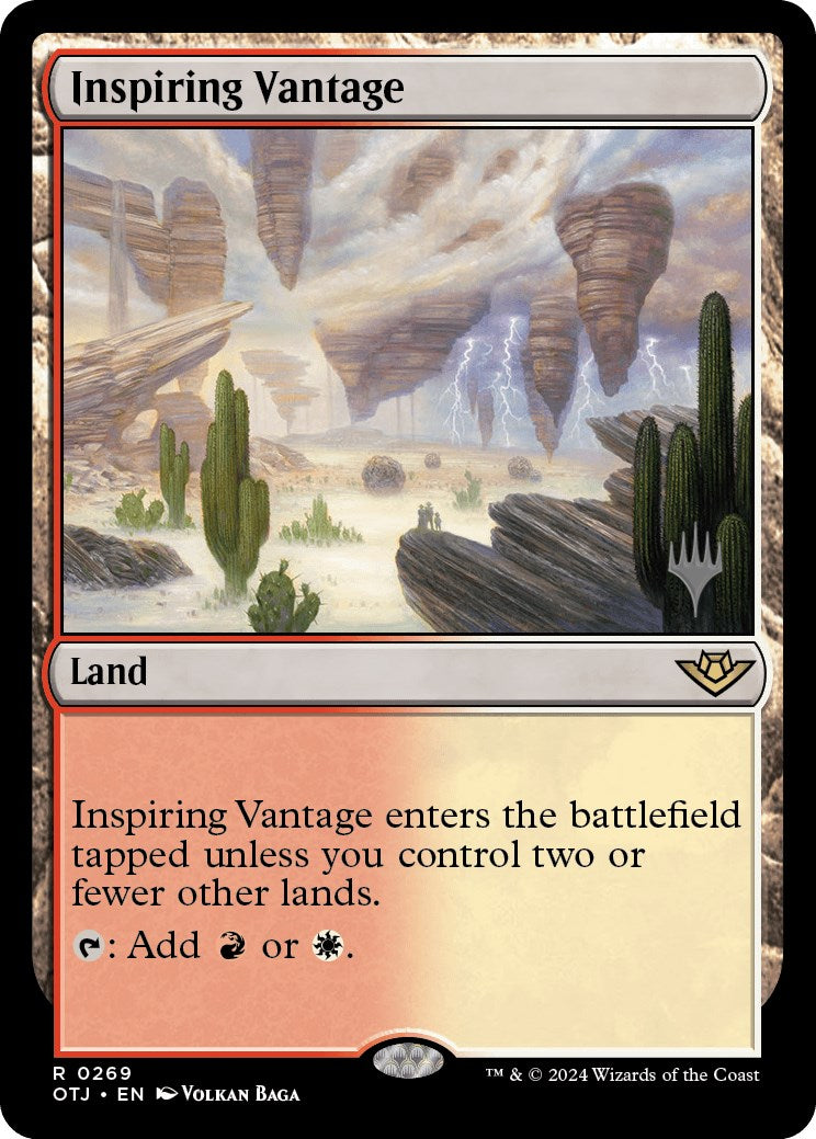 Inspiring Vantage (Promo Pack) [Outlaws of Thunder Junction Promos] | Jomio and Rueliete's Cards and Comics