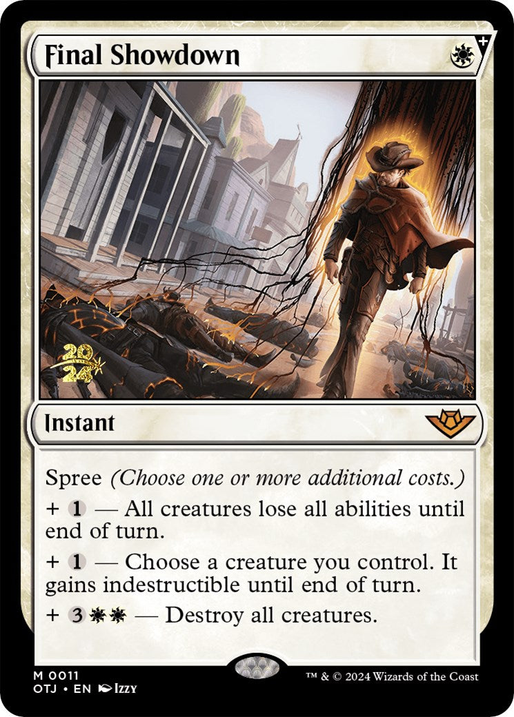 Final Showdown [Outlaws of Thunder Junction Prerelease Promos] | Jomio and Rueliete's Cards and Comics