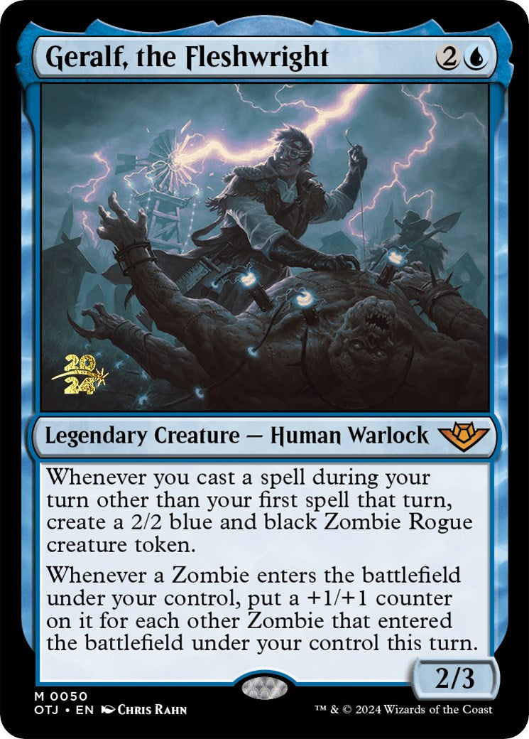 Geralf, the Fleshwright [Outlaws of Thunder Junction Prerelease Promos] | Jomio and Rueliete's Cards and Comics