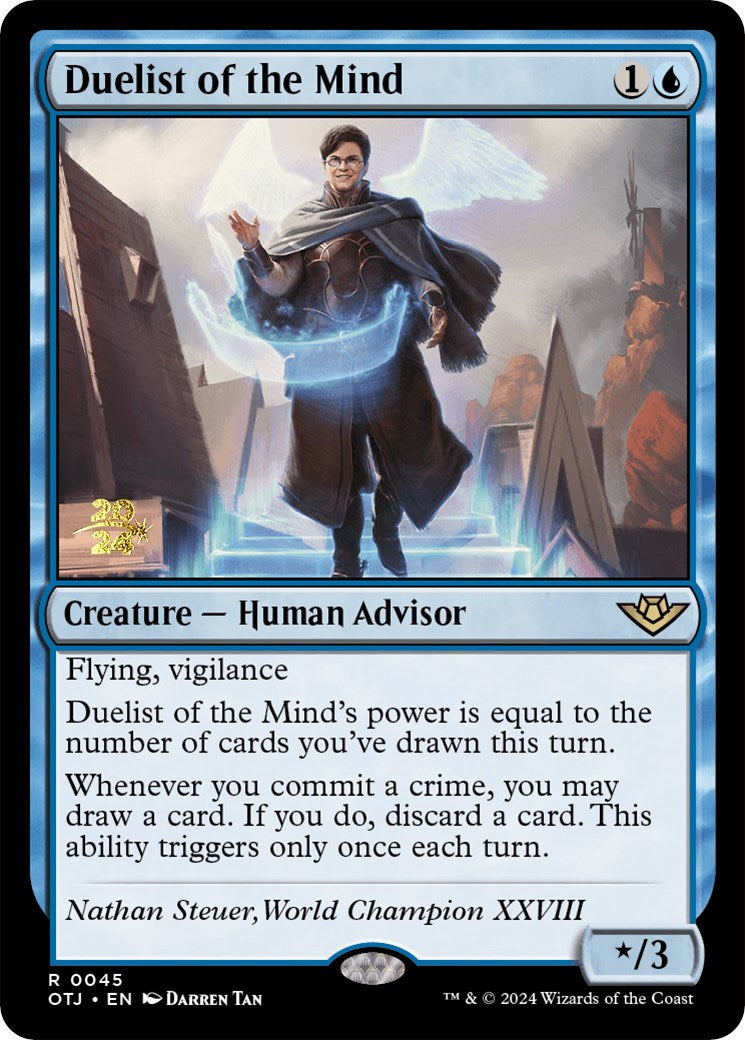 Duelist of the Mind [Outlaws of Thunder Junction Prerelease Promos] | Jomio and Rueliete's Cards and Comics