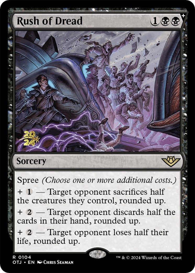 Rush of Dread [Outlaws of Thunder Junction Prerelease Promos] | Jomio and Rueliete's Cards and Comics