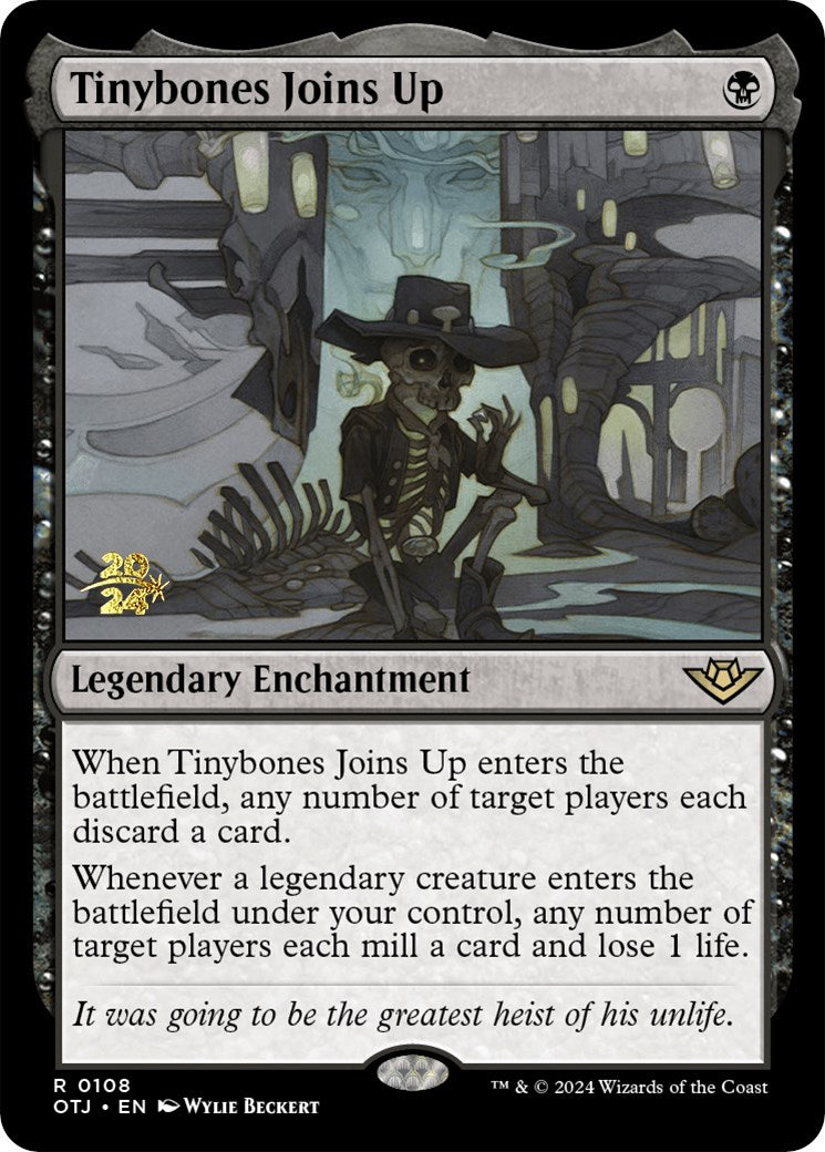 Tinybones Joins Up [Outlaws of Thunder Junction Prerelease Promos] | Jomio and Rueliete's Cards and Comics