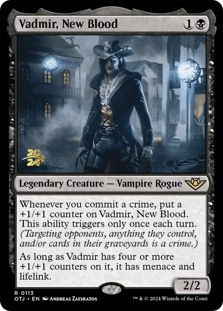 Vadmir, New Blood [Outlaws of Thunder Junction Prerelease Promos] | Jomio and Rueliete's Cards and Comics