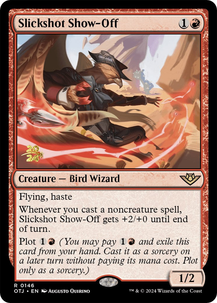 Slickshot Show-Off [Outlaws of Thunder Junction Prerelease Promos] | Jomio and Rueliete's Cards and Comics
