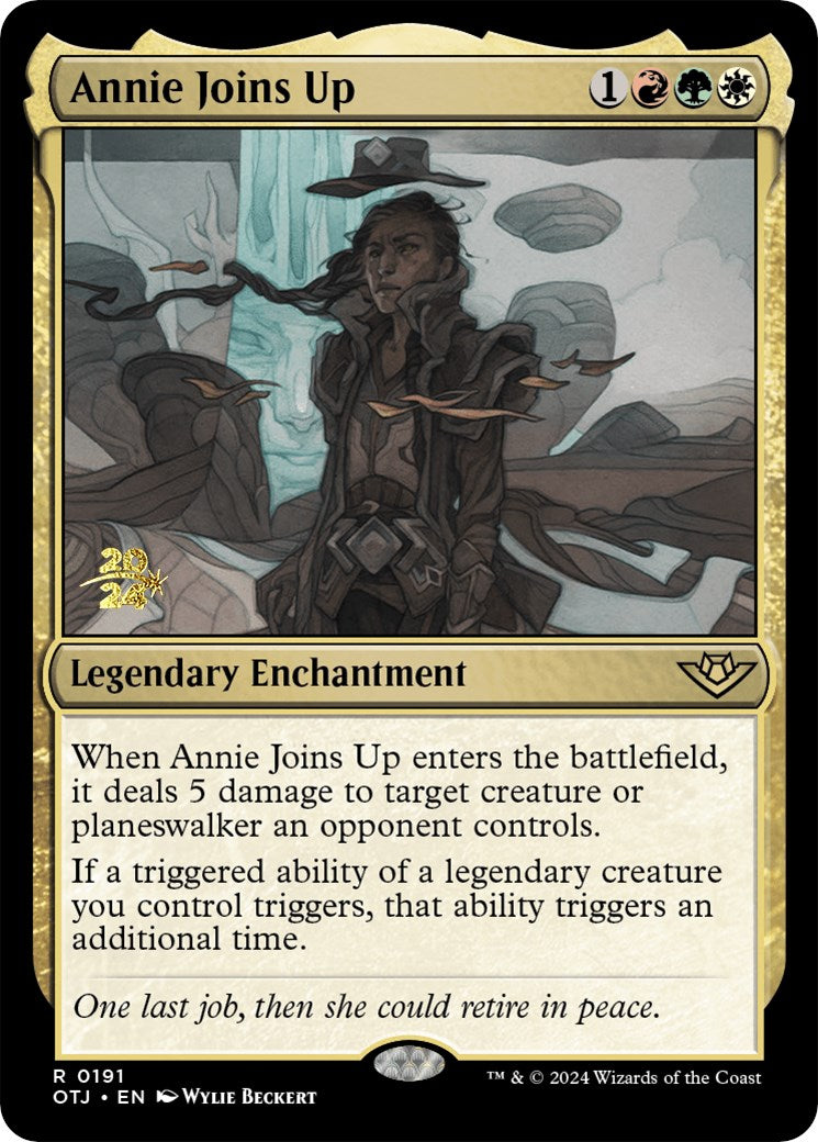Annie Joins Up [Outlaws of Thunder Junction Prerelease Promos] | Jomio and Rueliete's Cards and Comics