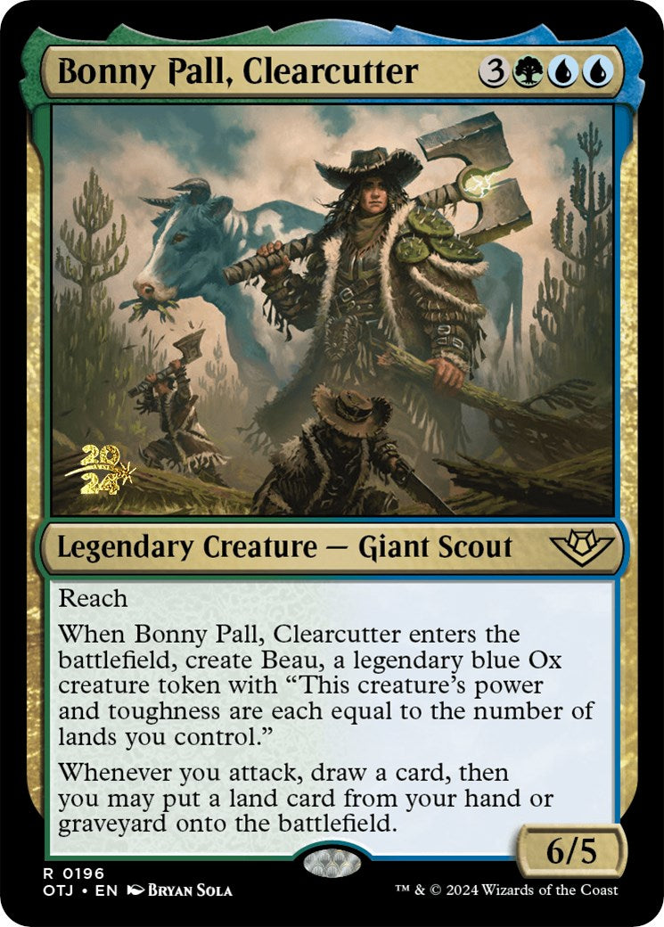 Bonny Pall, Clearcutter [Outlaws of Thunder Junction Prerelease Promos] | Jomio and Rueliete's Cards and Comics