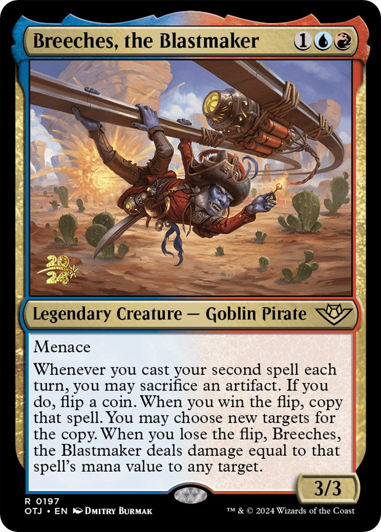 Breeches, the Blastmaker [Outlaws of Thunder Junction Prerelease Promos] | Jomio and Rueliete's Cards and Comics