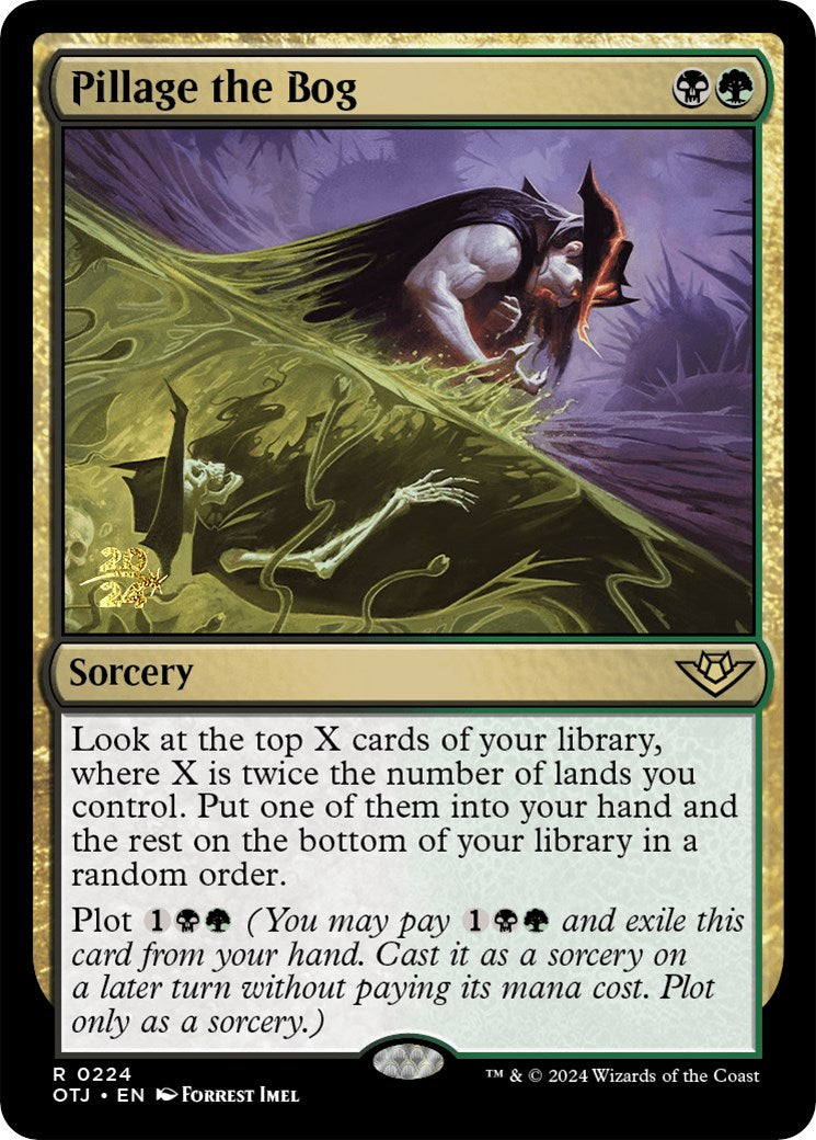 Pillage the Bog [Outlaws of Thunder Junction Prerelease Promos] | Jomio and Rueliete's Cards and Comics