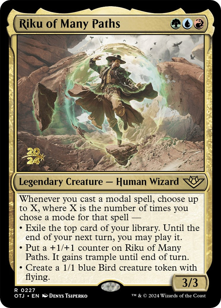 Riku of Many Paths [Outlaws of Thunder Junction Prerelease Promos] | Jomio and Rueliete's Cards and Comics