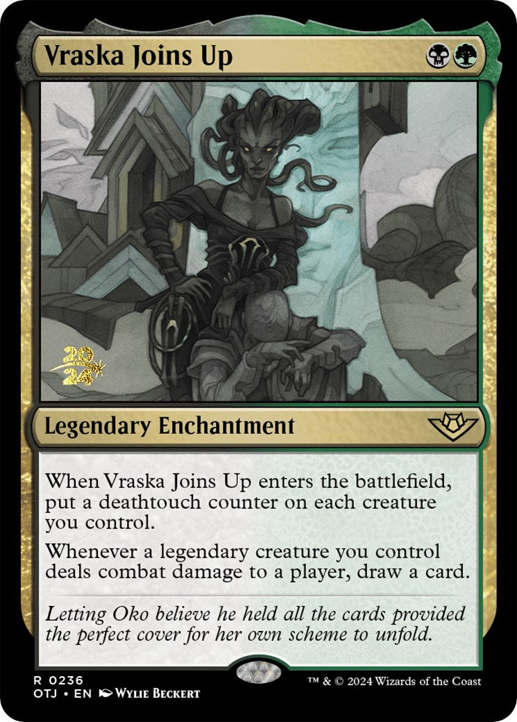 Vraska Joins Up [Outlaws of Thunder Junction Prerelease Promos] | Jomio and Rueliete's Cards and Comics