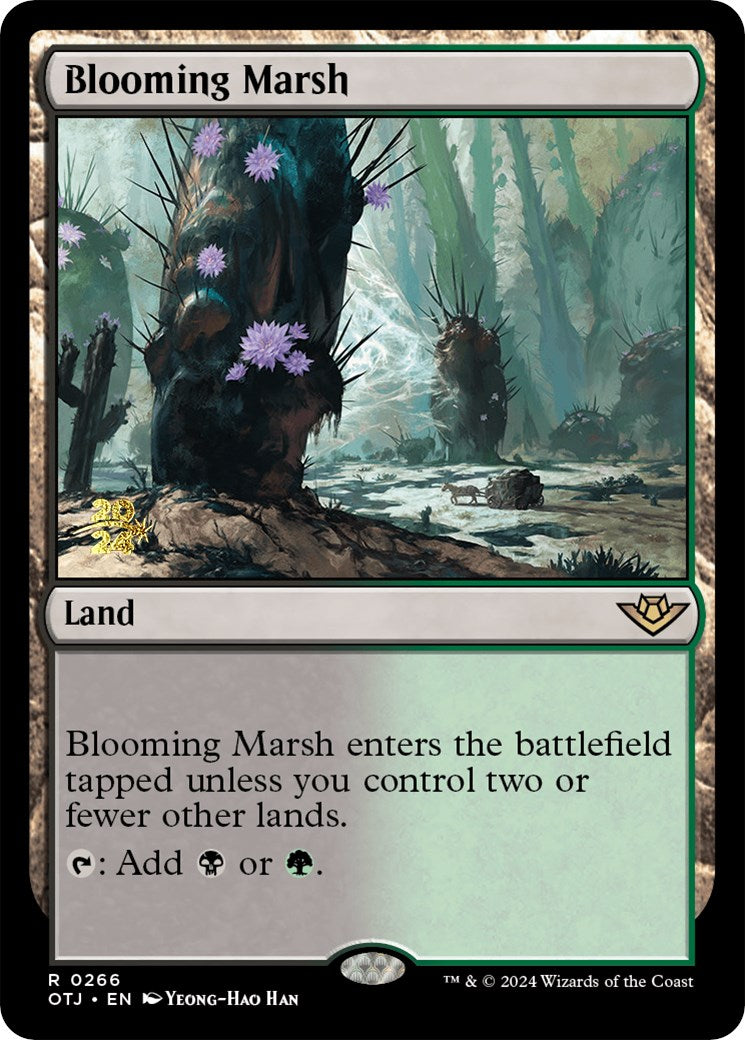 Blooming Marsh (OTJ) [Outlaws of Thunder Junction Prerelease Promos] | Jomio and Rueliete's Cards and Comics