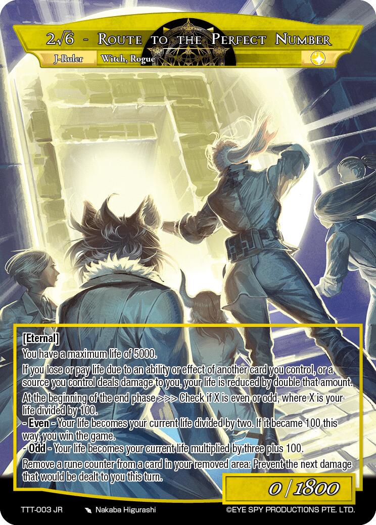 Helen, Witch of the Ruins // 2/6 - Route to the Perfect Number (TTT-003 JR) [Thoth of the Trinity] | Jomio and Rueliete's Cards and Comics