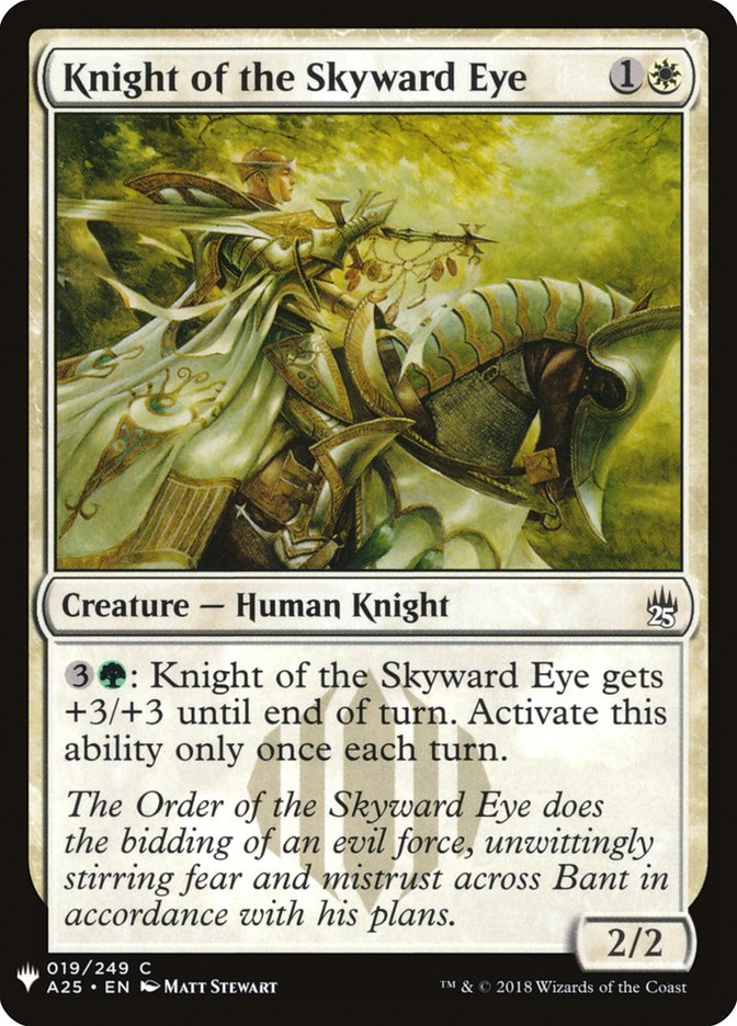 Knight of the Skyward Eye [Mystery Booster] | Jomio and Rueliete's Cards and Comics