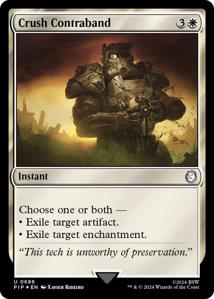 Crush Contraband (Surge Foil) [Fallout] | Jomio and Rueliete's Cards and Comics