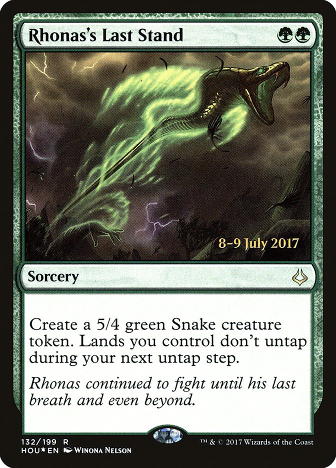 Rhonas's Last Stand [Hour of Devastation Prerelease Promos] | Jomio and Rueliete's Cards and Comics