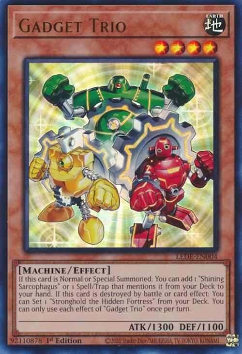 Gadget Trio [LEDE-EN004] Ultra Rare | Jomio and Rueliete's Cards and Comics