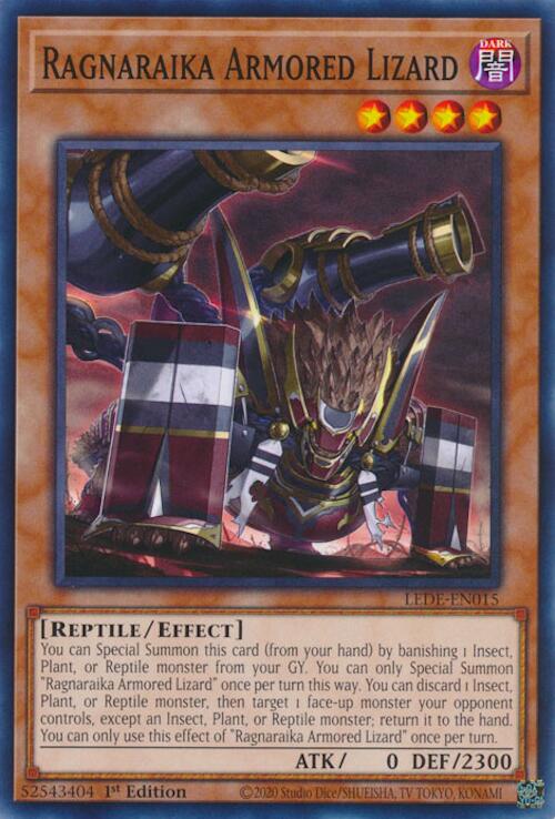Ragnaraika Armored Lizard [LEDE-EN015] Common | Jomio and Rueliete's Cards and Comics