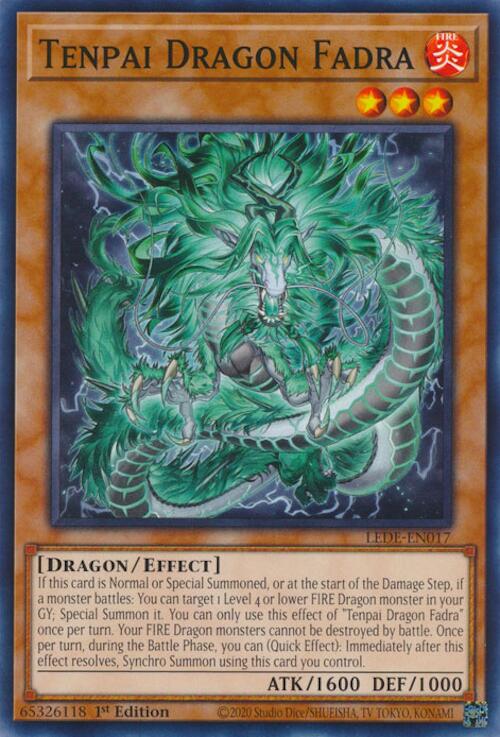 Tenpai Dragon Fadra [LEDE-EN017] Common | Jomio and Rueliete's Cards and Comics