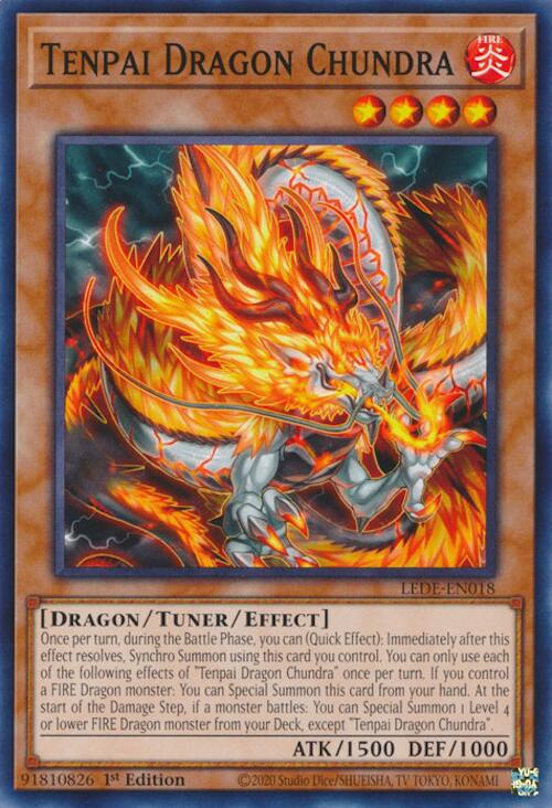 Tenpai Dragon Chundra [LEDE-EN018] Common | Jomio and Rueliete's Cards and Comics