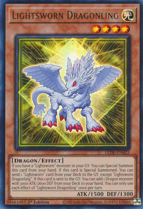 Lightsworn Dragonling [LEDE-EN023] Ultra Rare | Jomio and Rueliete's Cards and Comics