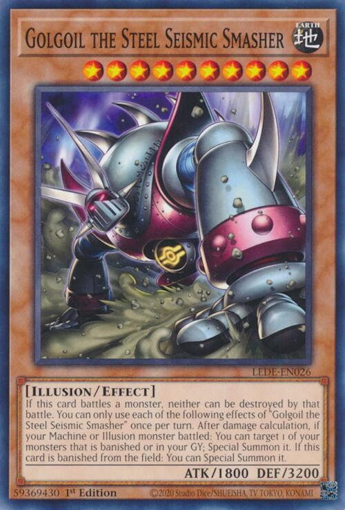 Golgoil the Steel Seismic Smasher [LEDE-EN026] Common | Jomio and Rueliete's Cards and Comics