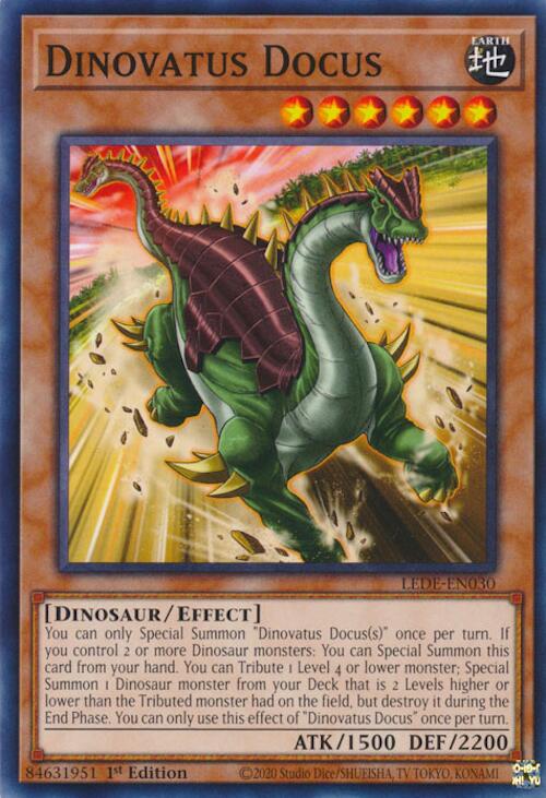 Dinovatus Docus [LEDE-EN030] Common | Jomio and Rueliete's Cards and Comics