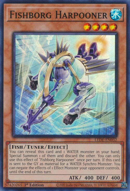 Fishborg Harpooner [LEDE-EN032] Super Rare | Jomio and Rueliete's Cards and Comics