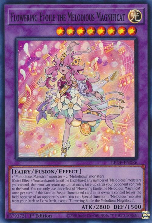 Flowering Etoile the Melodious Magnificat [LEDE-EN036] Super Rare | Jomio and Rueliete's Cards and Comics