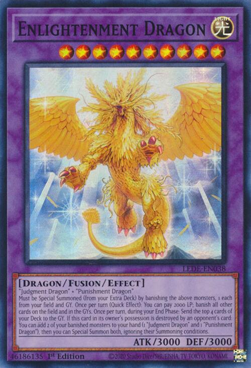 Enlightenment Dragon [LEDE-EN038] Super Rare | Jomio and Rueliete's Cards and Comics