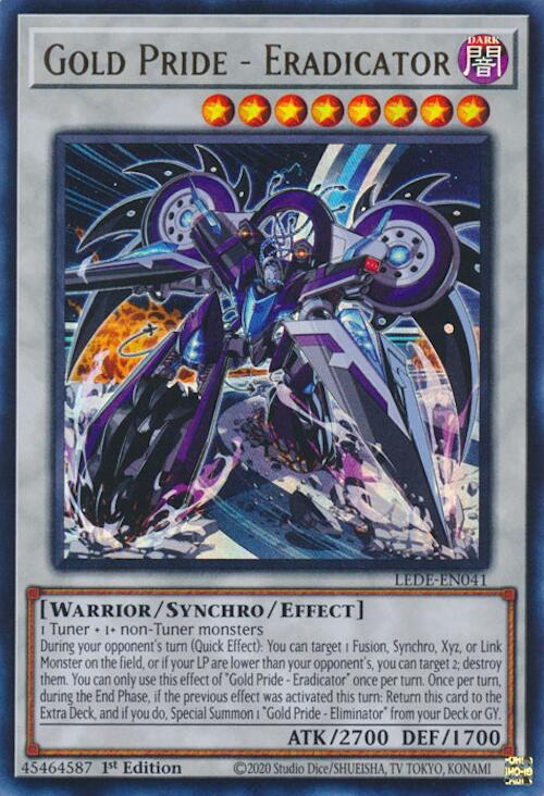 Gold Pride - Eradicator [LEDE-EN041] Ultra Rare | Jomio and Rueliete's Cards and Comics