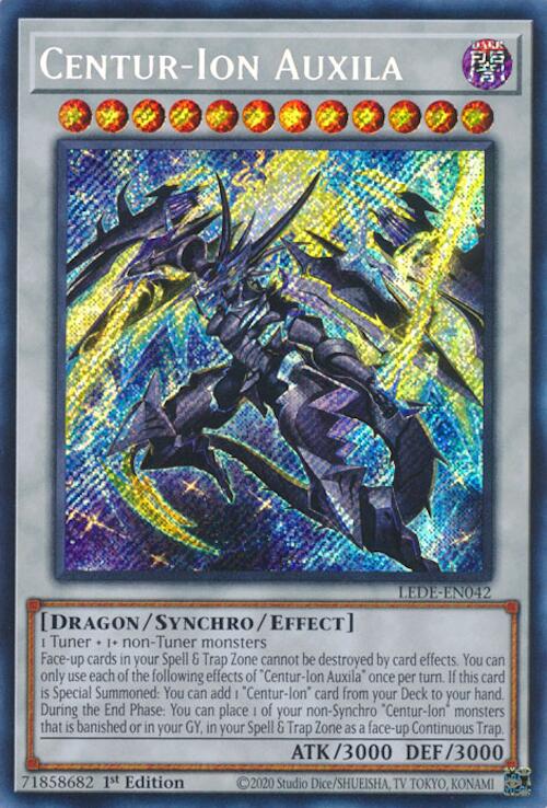 Centur-Ion Auxila [LEDE-EN042] Secret Rare | Jomio and Rueliete's Cards and Comics